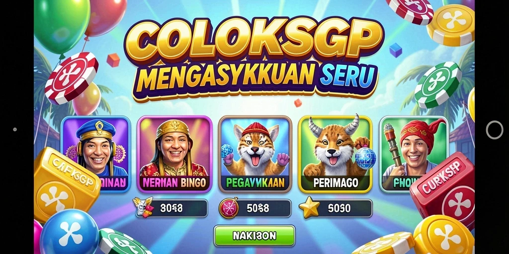 Screenshot menggambarkan gameplay seru COLOKSGP dengan grafik menarik.
