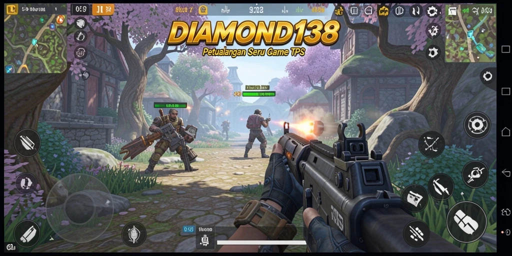 Tangkapan layar gameplay menampilkan aksi menegangkan dari DIAMOND138.