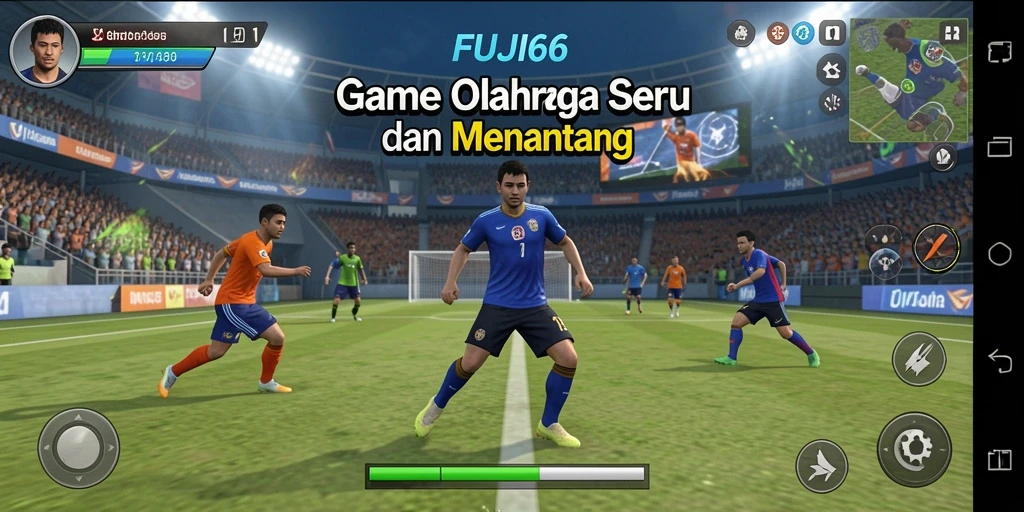 Tampilan seru permainan FUJI66 dalam aksi olahraga kompetitif.