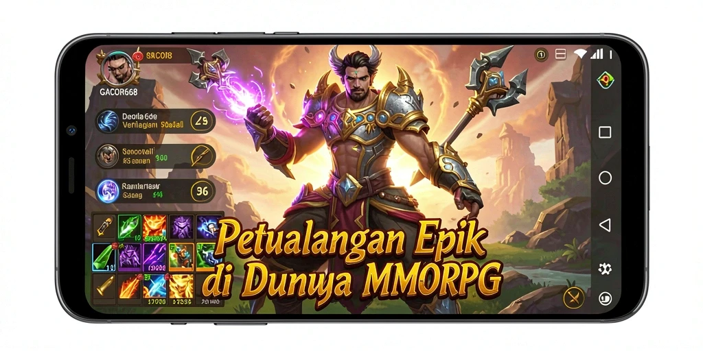 Tampilan menarik dari gameplay GACOR668 dalam dunia MMORPG.