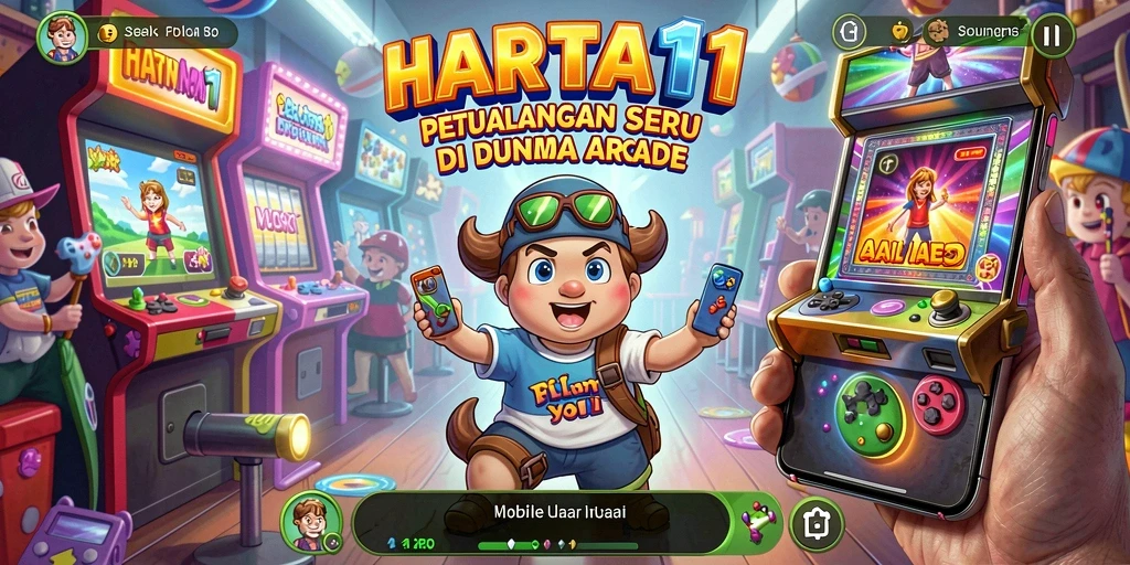 Tampilan menarik dari gameplay HARTA11 yang menguji ketangkasan.