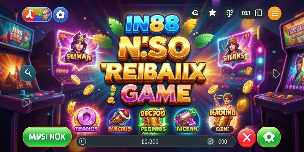 Screenshot gameplay IN88 menampilkan antarmuka slot yang menarik.