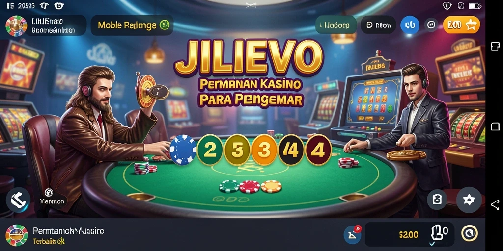 Screenshot gameplay JILIEVO menampilkan keseruan permainan Kasino.