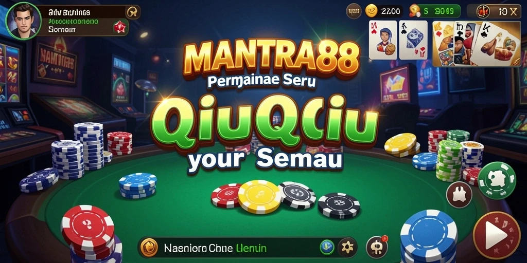 Tampilan gameplay menarik QiuQiu di MANTRA88.