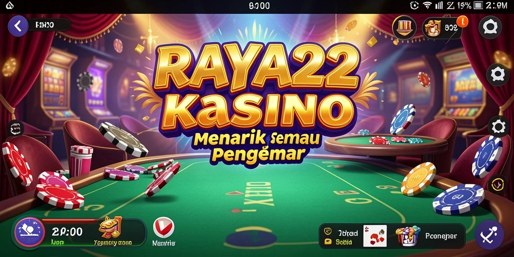 Gameplay RAYA22 menampilkan momen seru di kasino virtual.