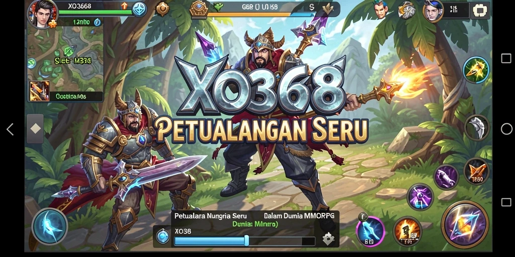 Tampilan gameplay seru dan interaktif dari XO368.