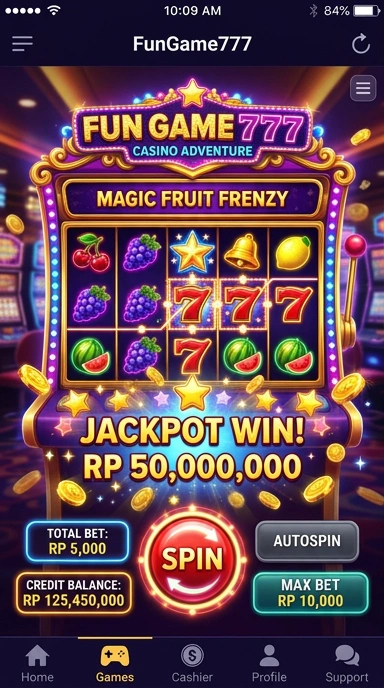 Antarmuka pengguna fungame777 yang intuitif dan mudah dinavigasi.